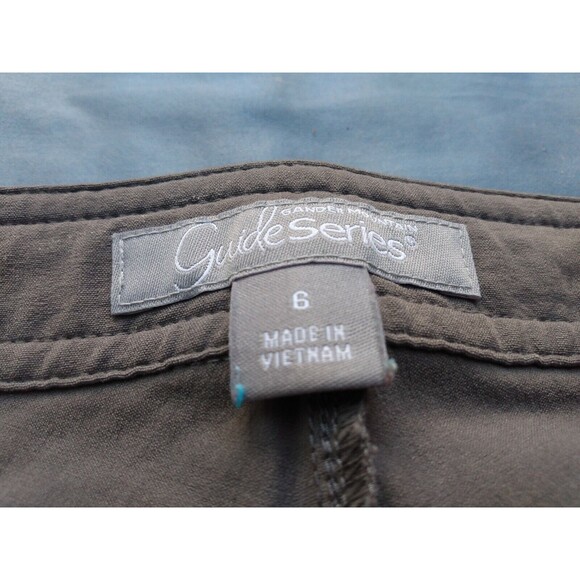 Gander Mountain Guide Series Woman Gray Capri Size 6 Flat Front Active Wear - Picture 5 of 5